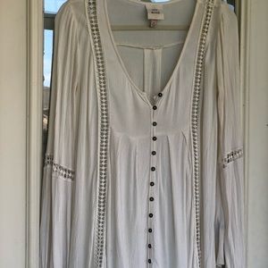 Knox Rose boho cream blouse